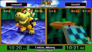 cheese05 vs Gombill. SM64 70 Star Tournament 2017