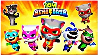 Talking Tom Hero Dash 💨 Unlock All Characters 🔓 New Update Gameplay ✅ 18 @sitamanna