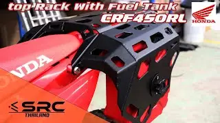 Honda CRF 450 RL Top Rack With Fuel Tank Install