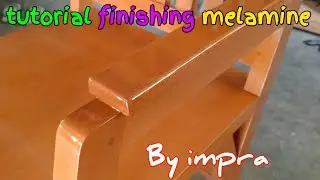 How to finish melamine by Impra from start to finish. Carpenter. Impra Wood