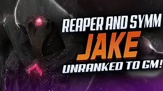 JAKE INSANE REAPER AND SYMMETRA! UNRANKED TO GM! [ OVERWATCH SEASON 25 ]