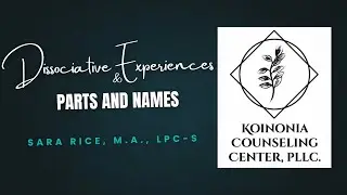 Dissociative Experiences and When Parts Don&rsquo;t Have Names
