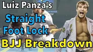 One of Efficient Ways to Finish: Luiz Panza's Footlock - BJJ BREAKDOWN