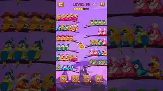 Bird Sort 2: Color Puzzle Level 95 #games #gaming #gameplay