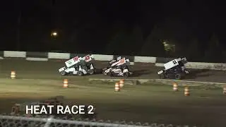 10/18/25 United Sprint Car Series OUTLAW THUNDER TOUR  - 1 spin out