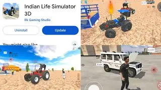 New Update Date Fix Setting Vehicles In Indian Desi Life Simulator 3D || Indian Tractor Games