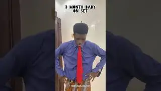 This is a big surprise 3 months baby really perform well on set #cashless #comedy #highlights #funny