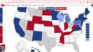 The 2024 SENATE Elections As Of September Based On LATEST RCP POLLS!