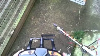 MarCopter - Triwiicopter - 1er vol : 2 helices cass&eacute;es et une nouvelle coupe de cheveux