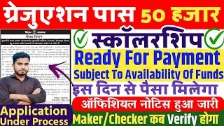Ready For Payment Subjects To Availability Of Funds|Application Under Process| Checker Maker Pending