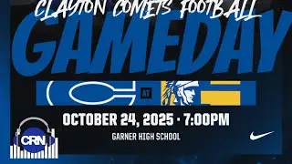 2nd Half Clayton Comets VS Garner Trojans Conference Varsity 7-A Football from Trojan Stadium 