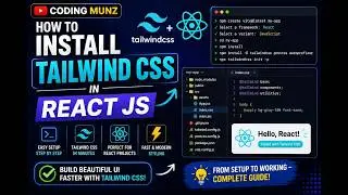 How to Install Tailwind CSS in React 🔥 | Tailwind CSS Setup with Vite