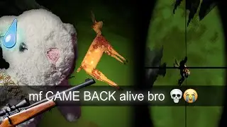 STICK plays corrupted HUNTER Horror Game.. in the forest..