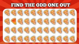 Find The Odd Pizza 🍕 and Number Edition  | Quizzy Salt