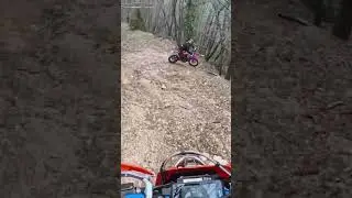Tornanti stretti, discesa & canali -Ktm 450cc exc- #ktm #enduro #youtubeshorts