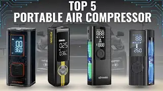 Top 5 Portable Air Compressors in 2024 | Best Amazon Tire Inflators (Cordless & Fast!)