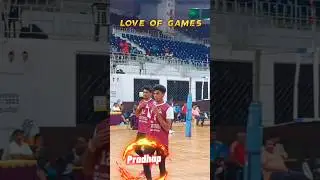 Pradhap 🔥 vera 11 performance 👏#volleyball #shorts