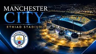 Etihad Stadium Manchester City Football Club Drone Video