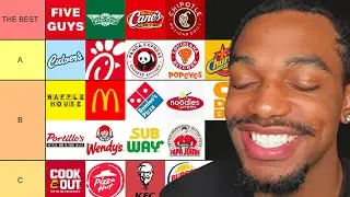Ranking EVERY Fast Food Restauraunt from BEST to WORST... (2025)