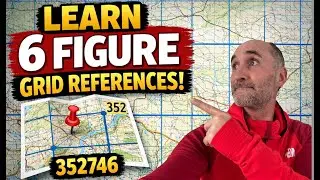 How to take 6 figure grid references ( basic map skills part 2)