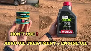 Should you use ABRO OIL TREATMENT in splendor / SP125 2025 or ANY motorcycle / scooter