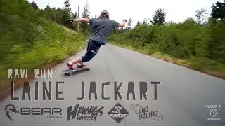 Laine Jackart - Salt Spring Slasher - Alex 'Bad Decisions' Ameen Raw Run - Flatspot Longboards