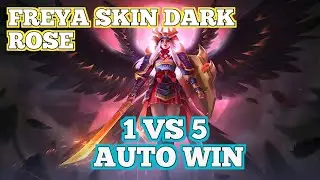 HERO ML 3 HURUF  FREYA SKIN DARK ROSE FIGHTER MOBILE LEGEND