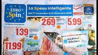 Nuovo Volantino Eurospin dal 27 novembre 2025 in #anteprima su #anteprimavolantino #eurospin