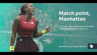 Times Square Takeover: Coco Gauff x Baker Tilly Animated Ad | Trie House Production