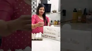 Kitchen Storage Solutions - vertical storage for eggs in kitchen| #shorts #kitchenideas #kitchentips