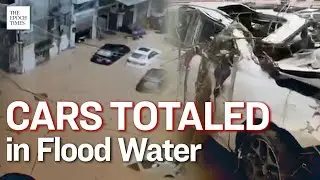 Floods Destroyed Many Cars Beyond Repair in Hubei Province | China | Epoch News