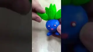 Pok&eacute;mon Oddish de Plastilina / #sculpture #plastilina #pokemon #oddish