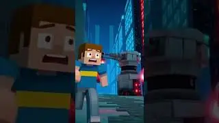 Minecraft &ldquo;Robots vs Humans Battle! Part 2 🤖🔥 Minecraft  #minecraft #viral #viralvideo #trending