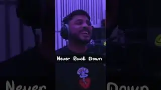 Raftaar Fire On Mic 🔥 | Never Back Down Record | #shorts