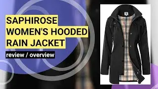 Honest Review: SaphiRose Women's Long Hooded Rain Jacket
