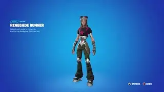 Fortnite Renegade Runner Skin Preview !!! 😱