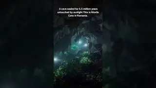 Movile Cave: A Hidden Ecosystem Sealed for 5.5 Million Years 🌍 #historyshorts #movilecave