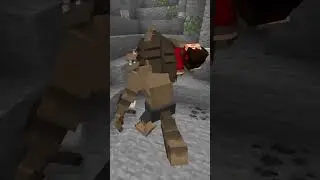 Guihh foi pego por um lobo mal no #minecraft #guihh
