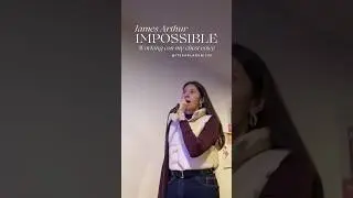 Working on my chest voice ✨ &ldquo;Impossible&rdquo; &mdash; James Arthur | @AlanChikinChow #hybeamericaxau