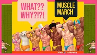 Weird and AMAZING! Muscle March! A Hidden Game from Namco on the Nintendo Wii