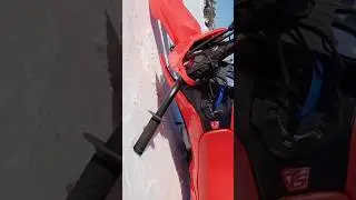 This is why you don&rsquo;t ride a dirt bike on the ice 🤣🤣🤦 #dirtbikefail #honda #snow #fail #crf110