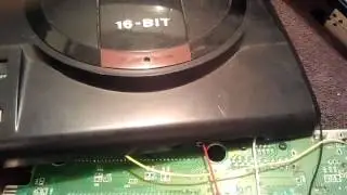 HOW TO AUDIO VIDEO MOD SEGA GENESIS MODEL 1 RCA Solder Points