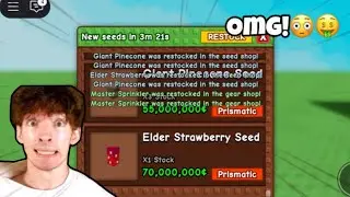 Albert Went Crazy With The Stock Admin Abuse&hellip; ( Grow a Garden )