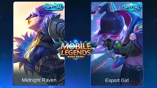 Natalia | Cyber Spectre Skin VS Midnight Raven Skin | Mobile Legends: Bang Bang