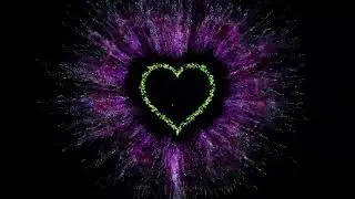 Exploding Love Heart Particle Pack. Video Overlay Pack