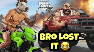 GTA 5 Bike Kick - Massive EXPLOSIONS & NPC FAILS 💥💀 (Instant Karma)
