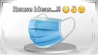 How to reuse mask | Mask feathers 😷🪶 | Mask reuse ideas | Mask craft ideas |