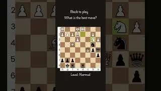 Black to Play & WIN Instantly! Can You Find the Brilliant Move? ♟ (Normal Chess Puzzle Challenge)
