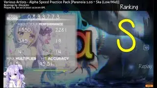 Osu!Mania  -  Various Artists  -  Alpha Speed Practice Pack Paranoia 1.05x ~ Ska Low-Mid