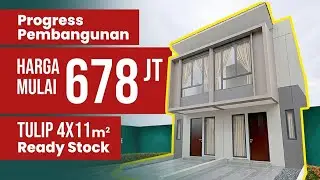 RUMAH 2 LANTAI SERPONG CUMA 678 JUTAAN! GRATIS WIFI & CLUBHOUSE | Review Tipe Tulip